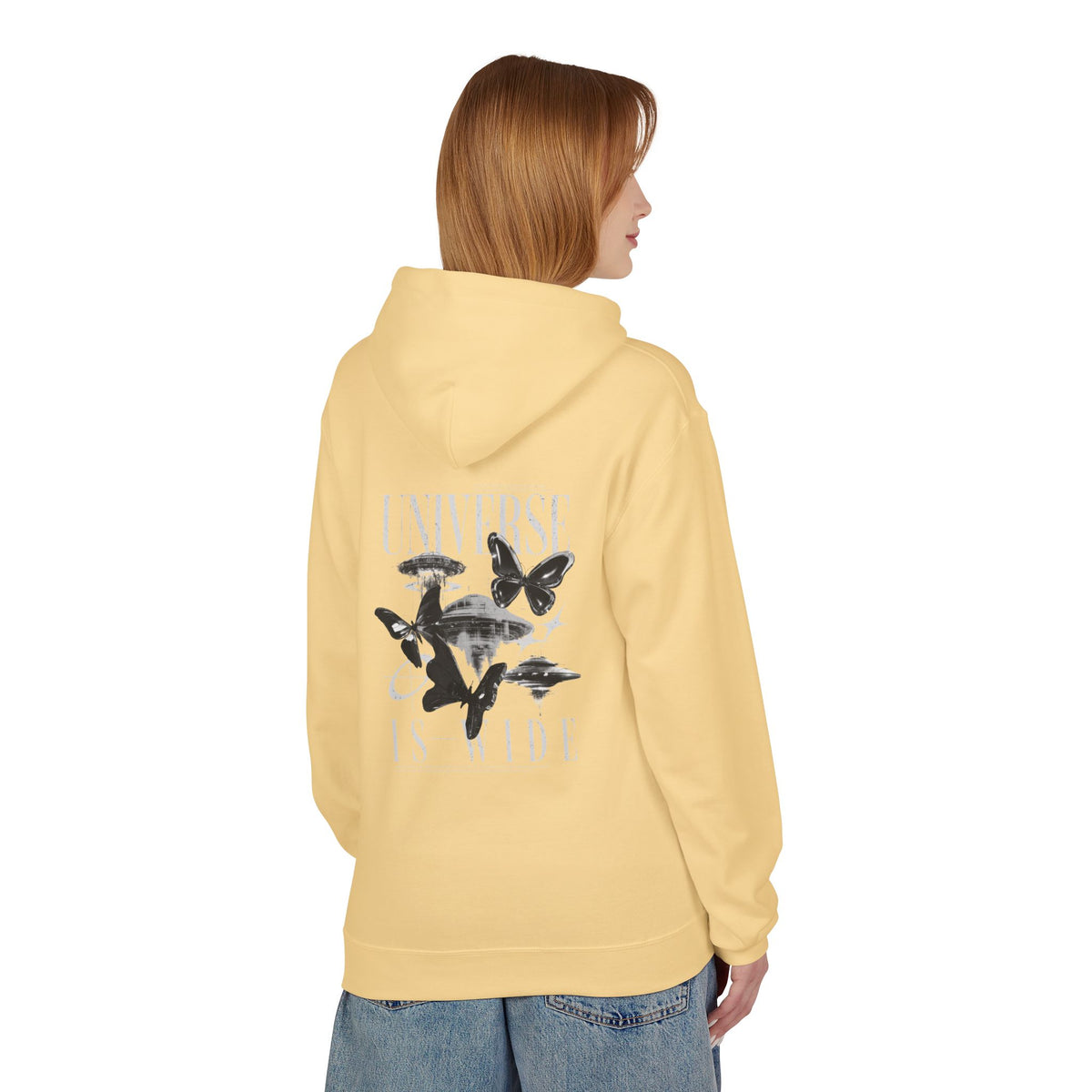 Universe Is Wide Graphic Hoodie — Space Exploration