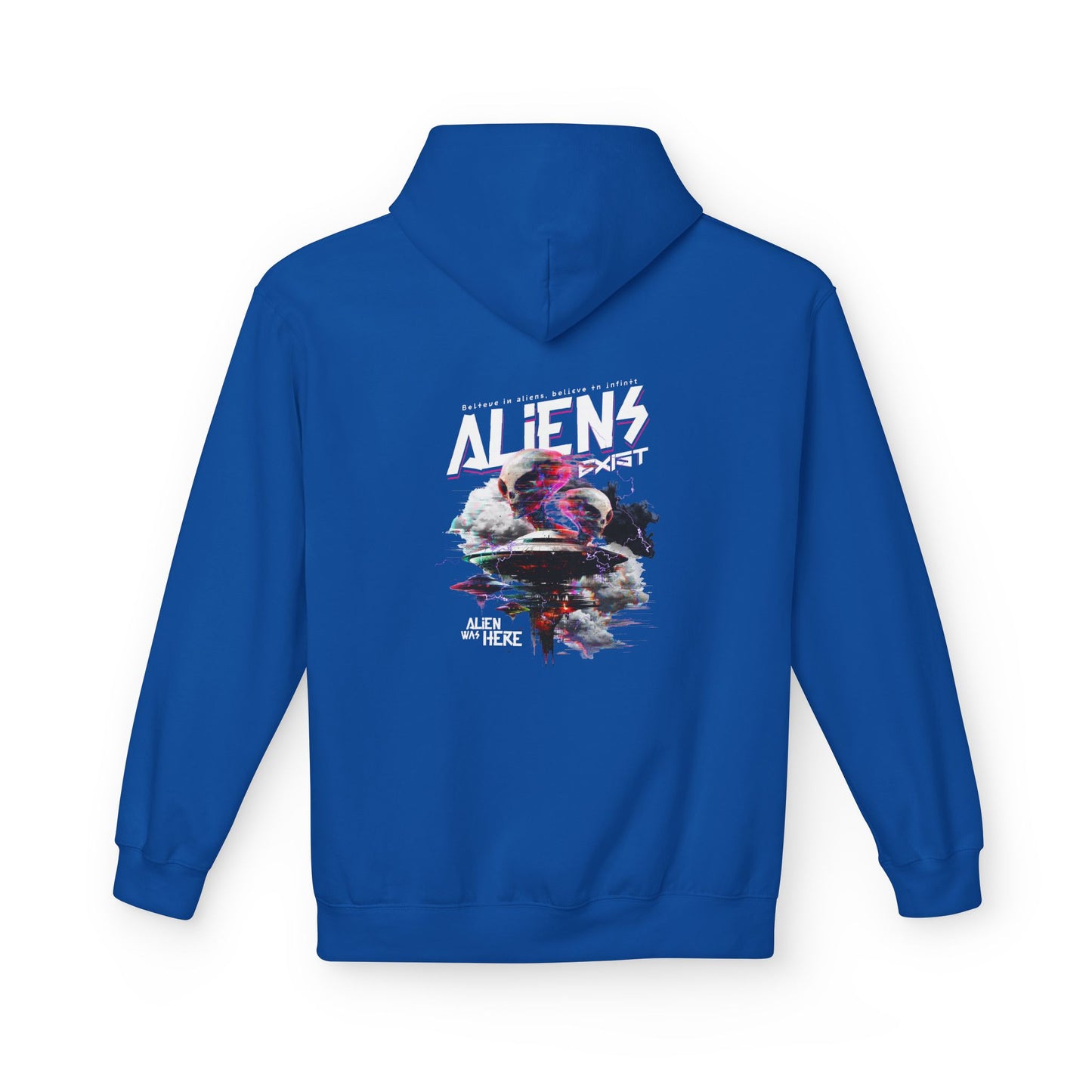 Aliens Exist Graphic Hoodie — Sci-Fi Alien Streetwear