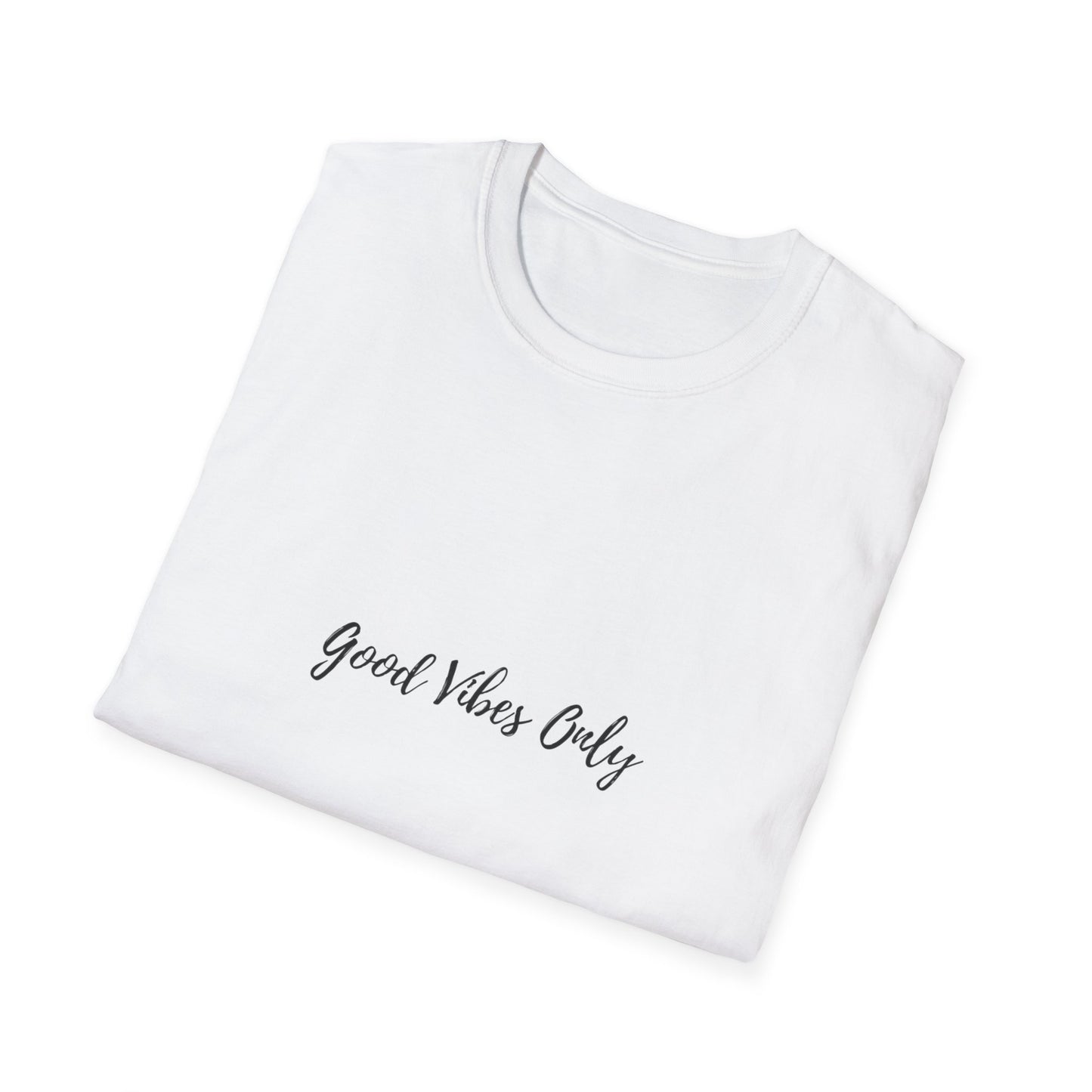 Good Vibes Only T-Shirt — Minimal Script Casual Tee
