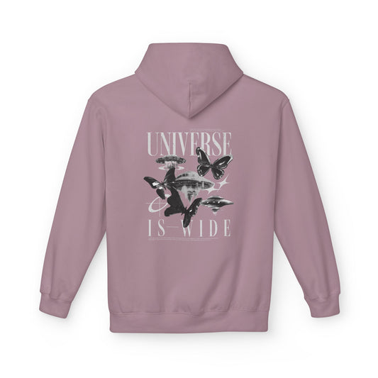 Universe Is Wide Graphic Hoodie — Space Exploration