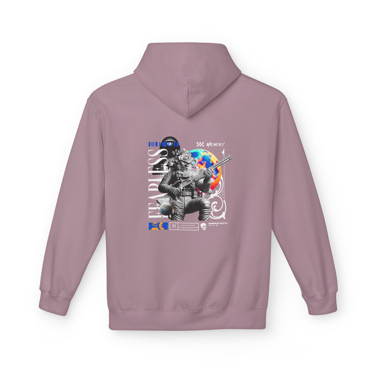Fearless Memory Graphic Hoodie — Sci-Fi Soldier