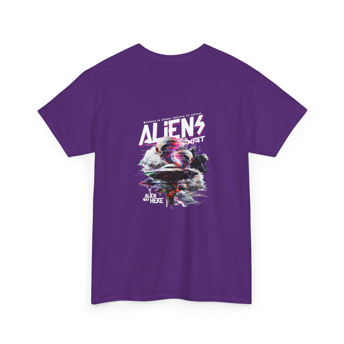 Aliens Exist T-Shirt — Sci-Fi Alien Graphic Streetwear Tee