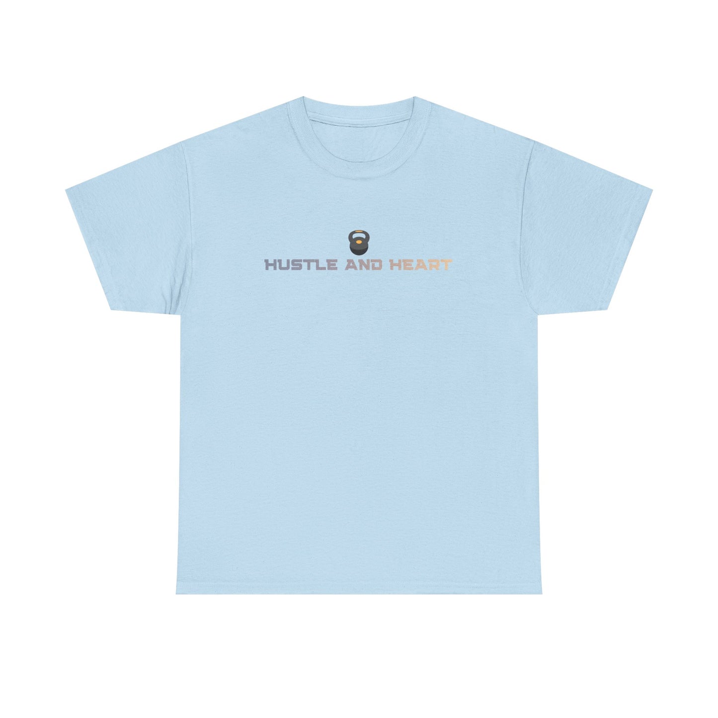 Hustle and Heart Tee — Minimal Motivational Graphic T-Shirt