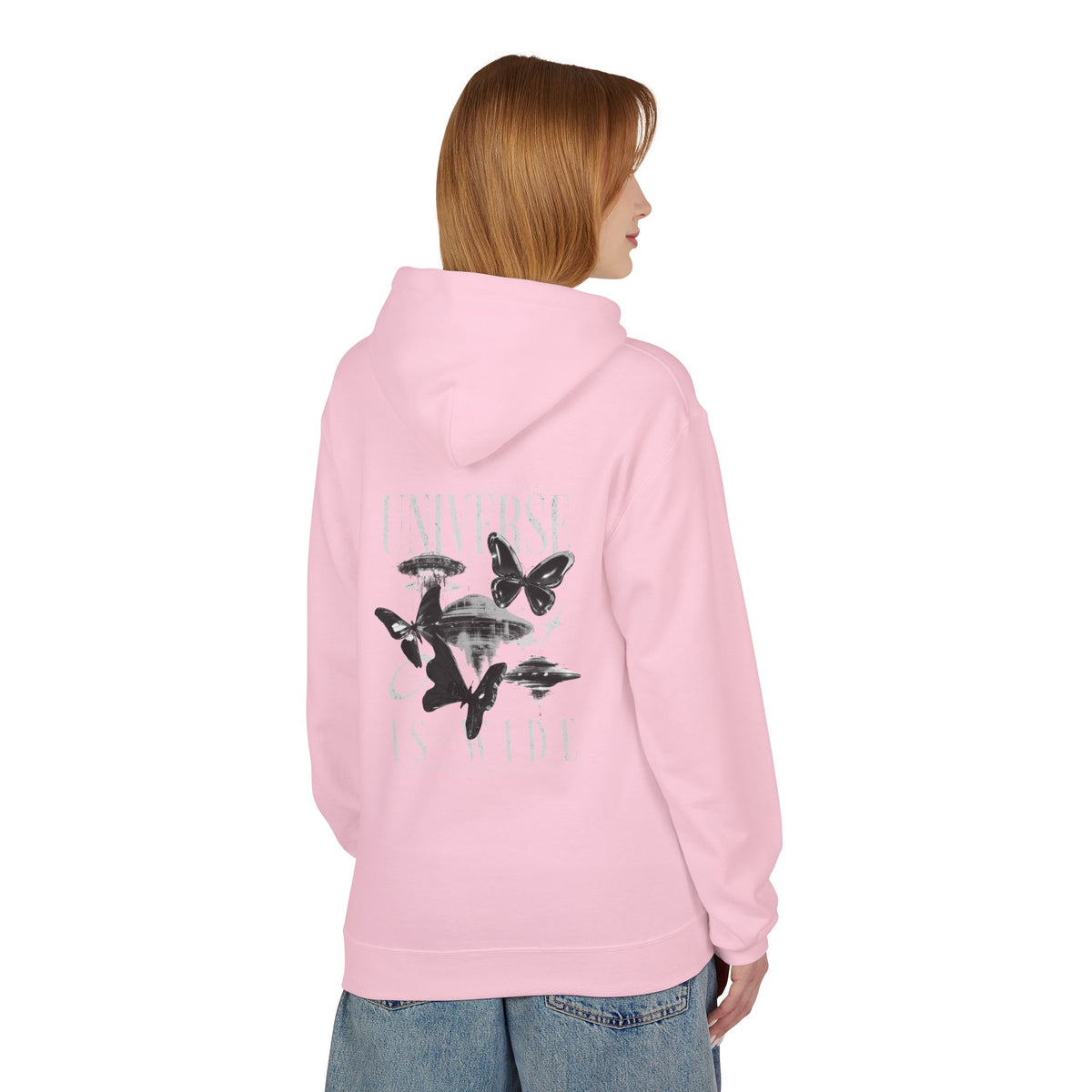 Universe Is Wide Graphic Hoodie — Space Exploration