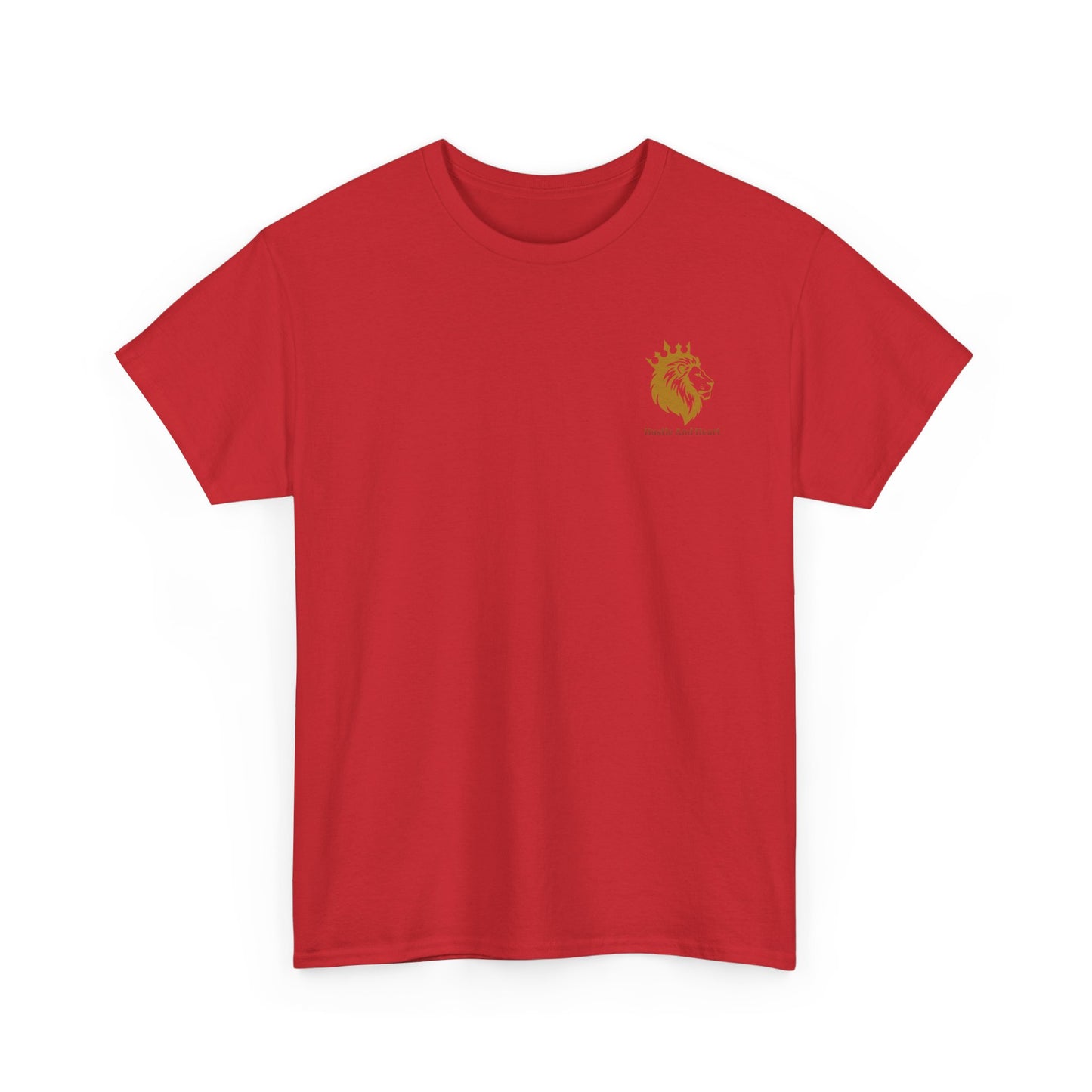 T-Shirt — Minimal Golden Deer Chest Logo Tee