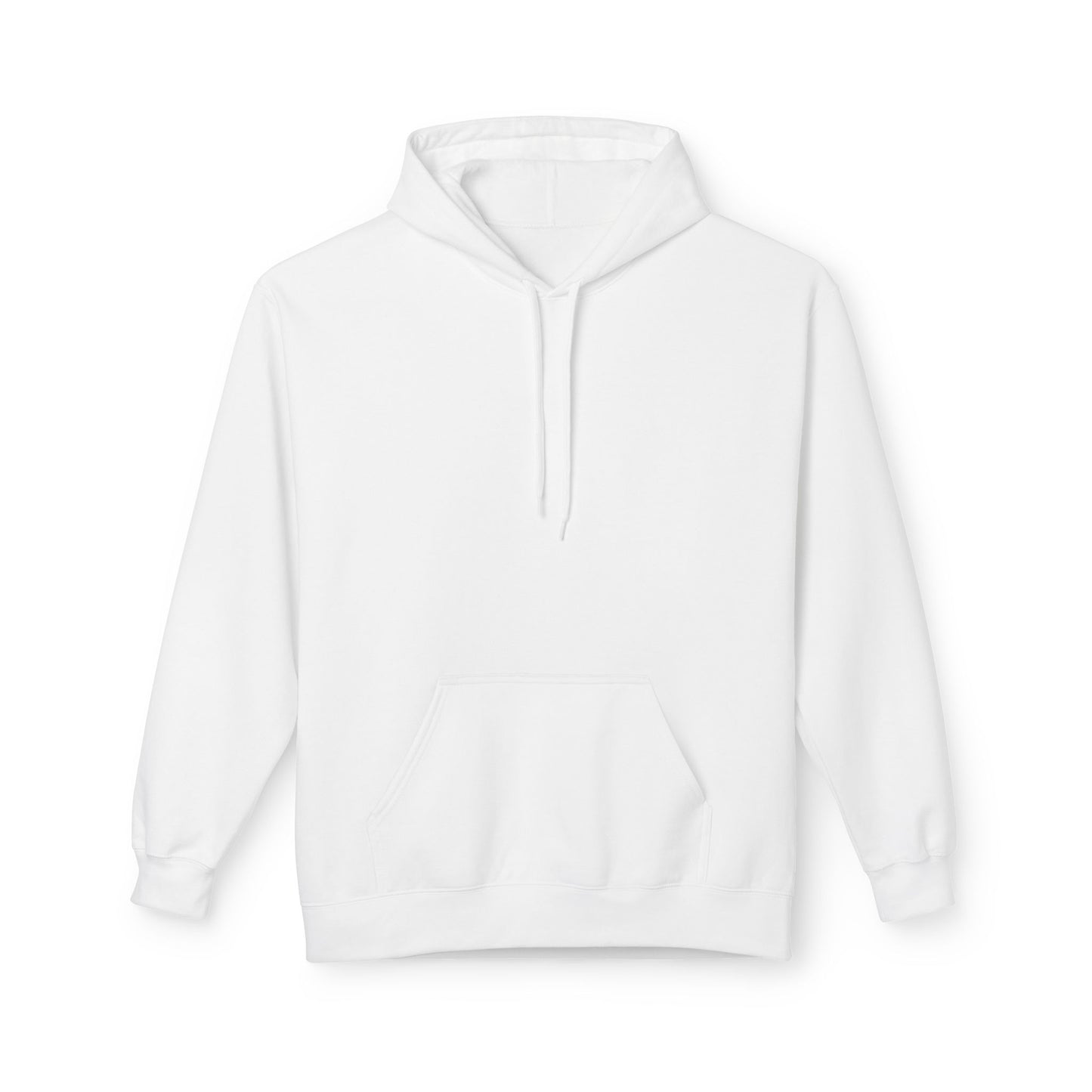 Hoodie — "Hustle And Heart" Minimalist Back-Print Fleece Hoodie