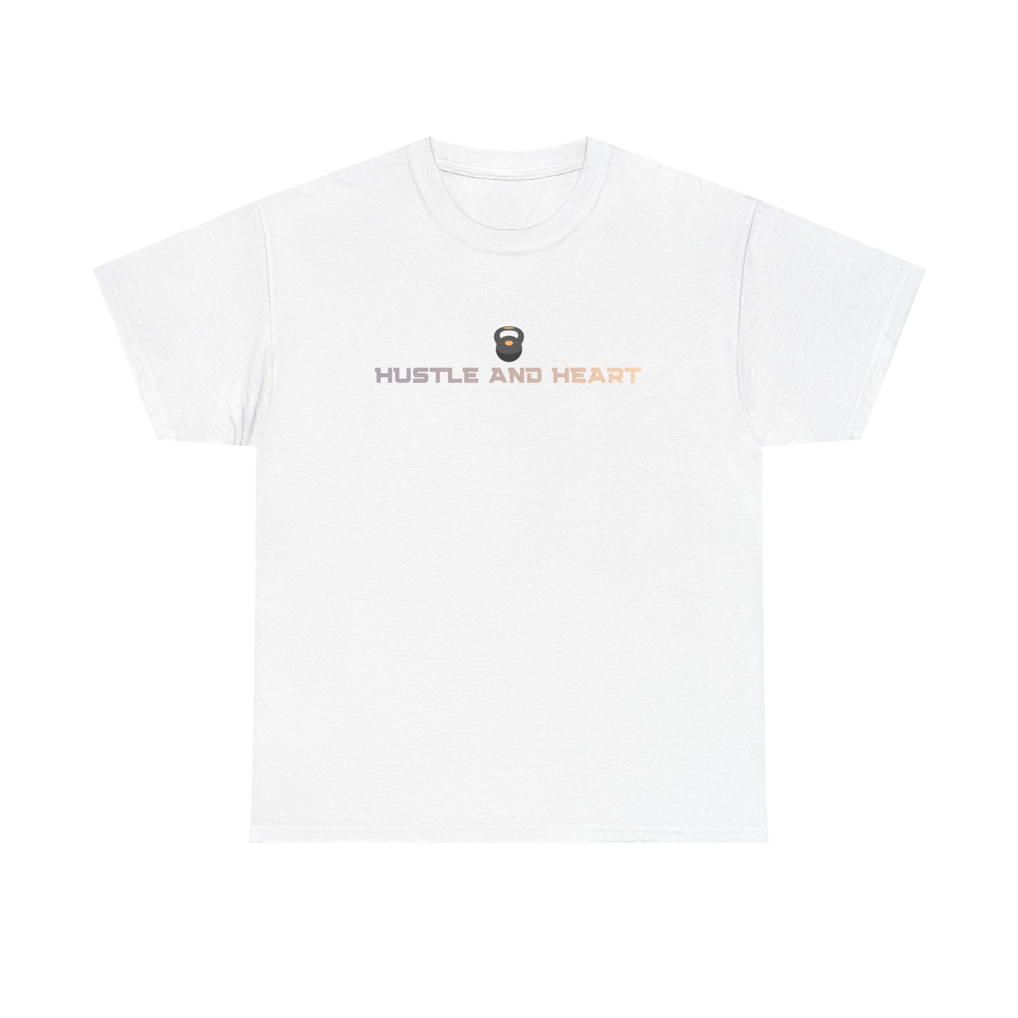 Hustle and Heart Tee — Minimal Motivational Graphic T-Shirt
