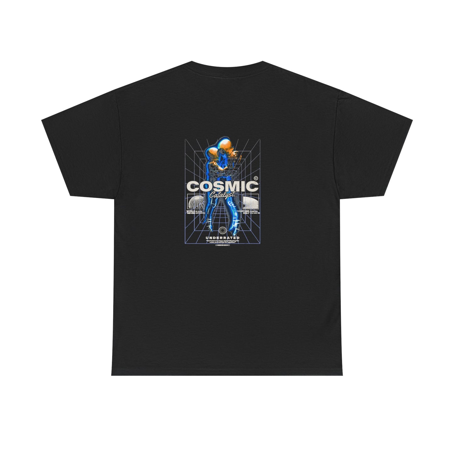 Cosmic Catalyst T-Shirt — Futuristic Sci-Fi Graphic Tee