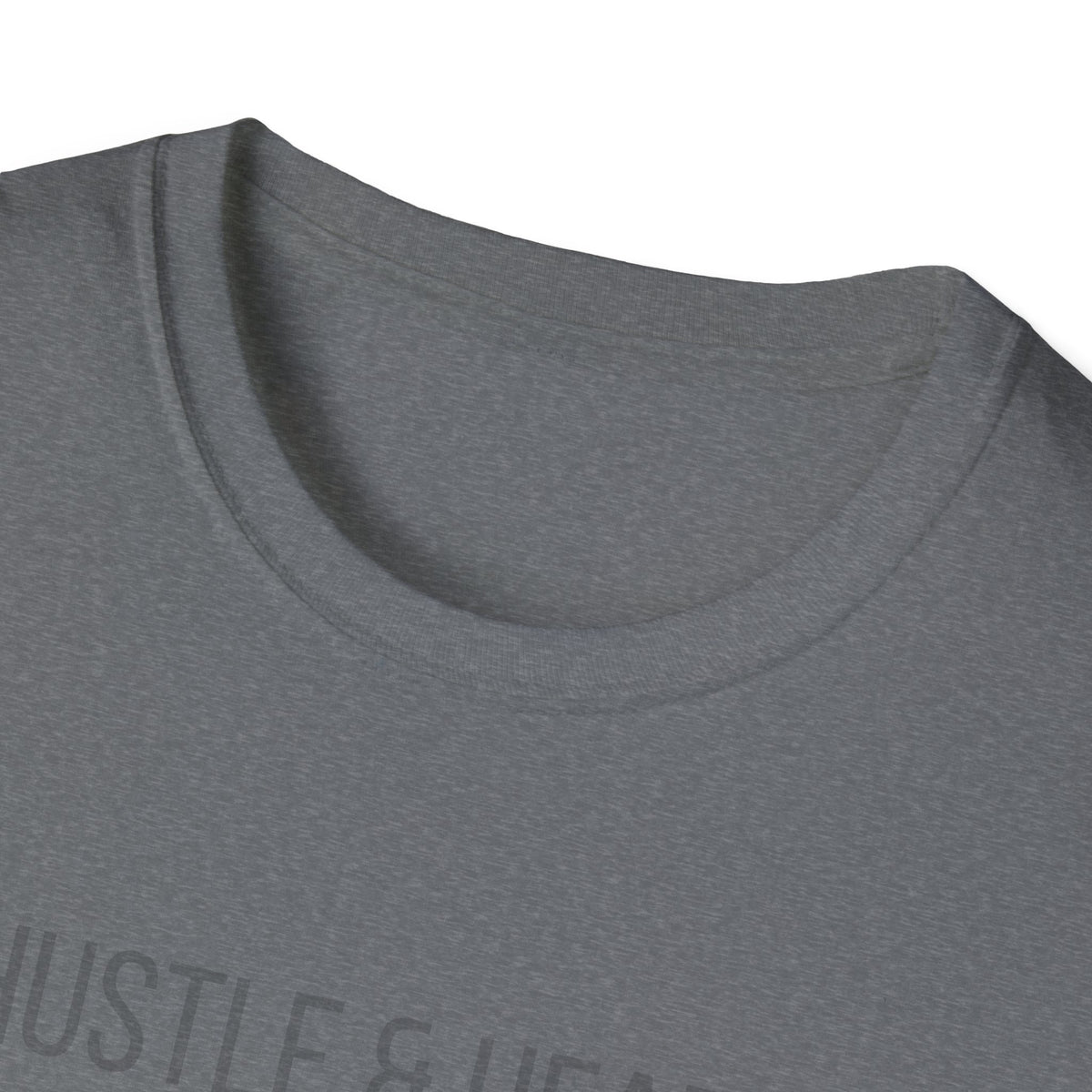 Hustle & Heart Geometric Tee — Motivational Graphic T-Shirt