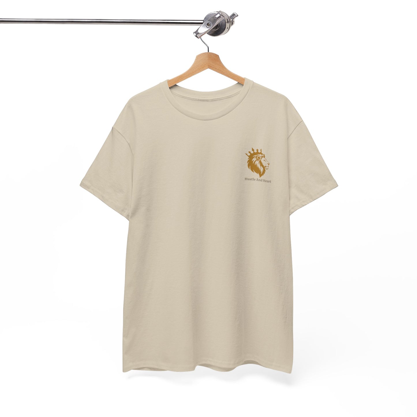 T-Shirt — Minimal Golden Deer Chest Logo Tee