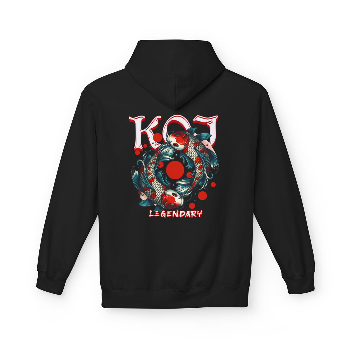 Legendary Koi Graphic Hoodie – Japanese Koi Fish Streetwear