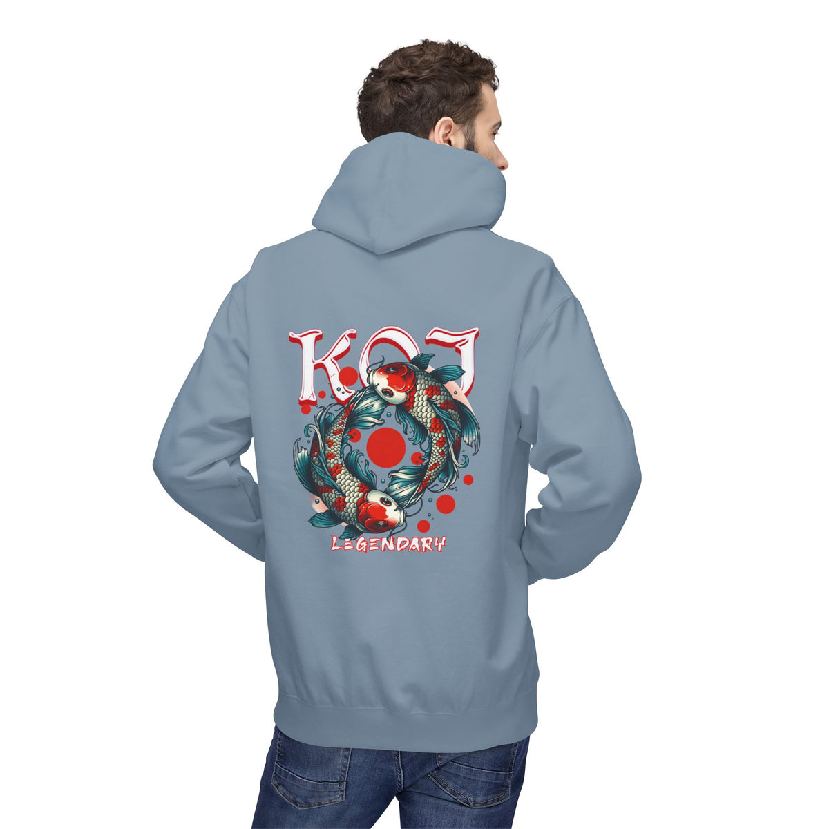 Legendary Koi Graphic Hoodie – Japanese Koi Fish Streetwear