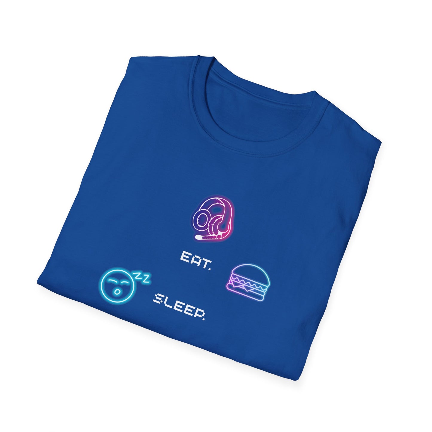 Pastel Gaming Icons T-Shirt — Cute Vaporwave Controller & Skull Tee
