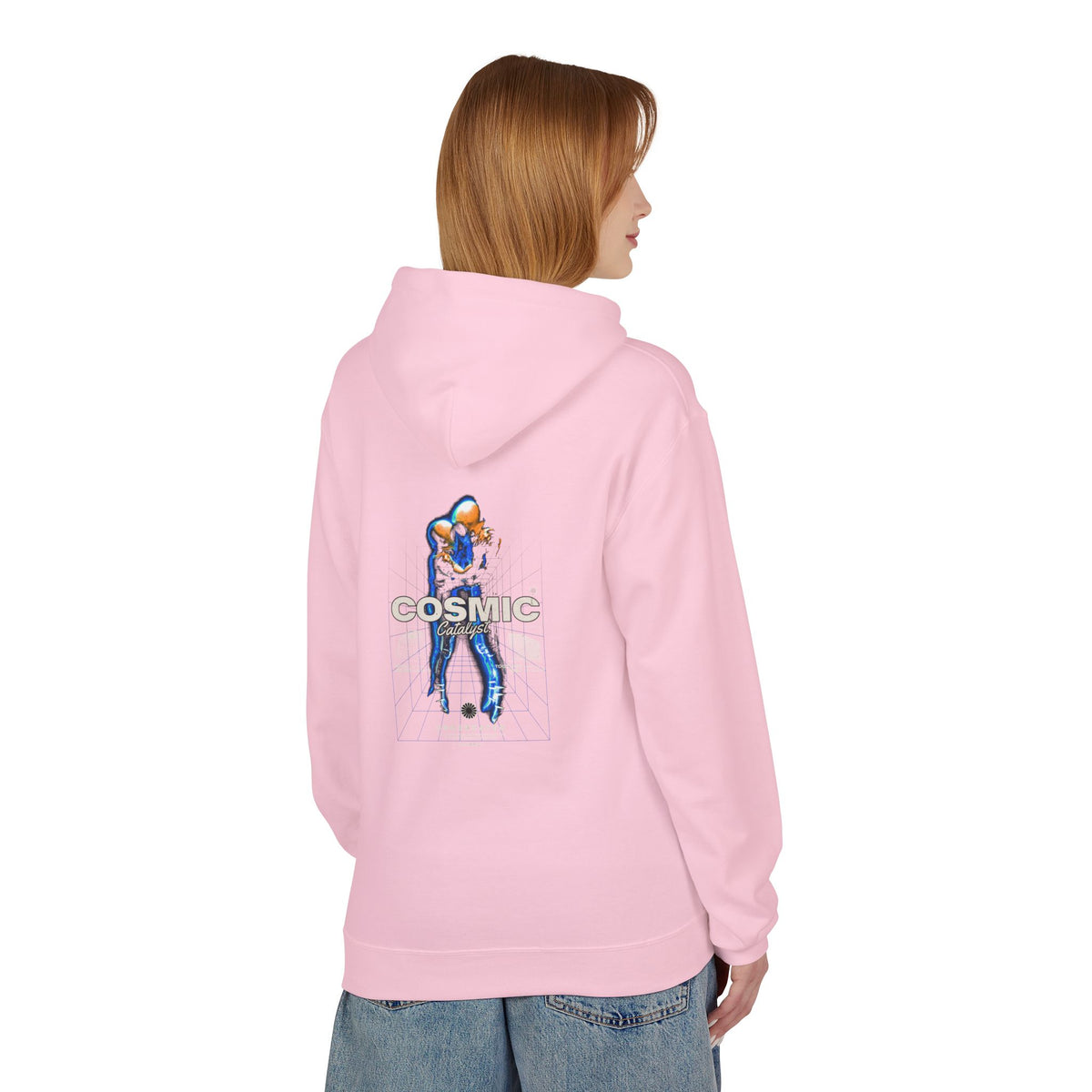 Cosmic Catalyst Graphic Hoodie — Futuristic Sci-Fi