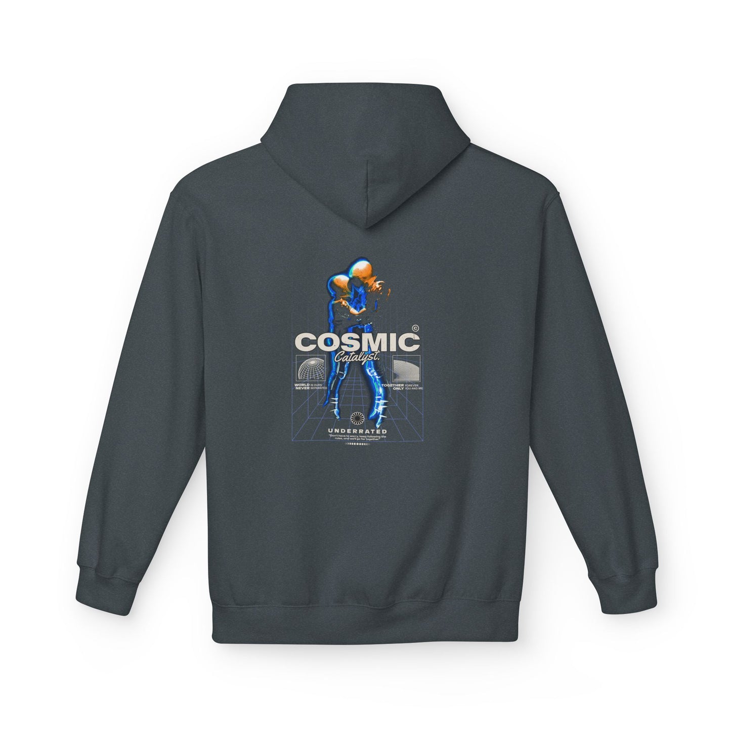 Cosmic Catalyst Graphic Hoodie — Futuristic Sci-Fi