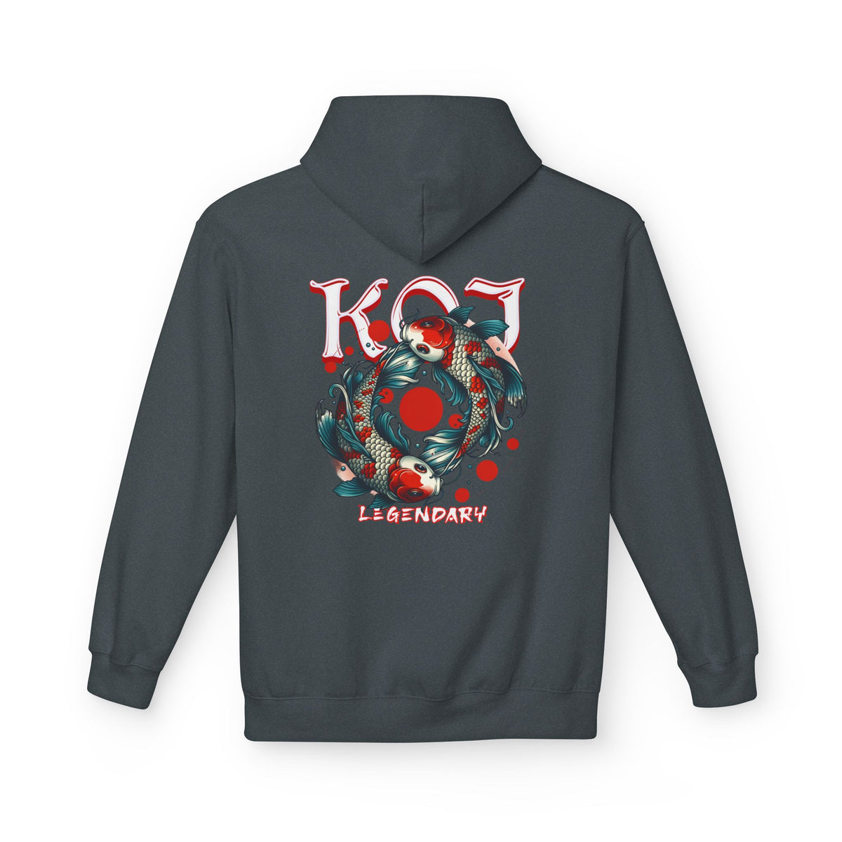 Legendary Koi Graphic Hoodie – Japanese Koi Fish Streetwear
