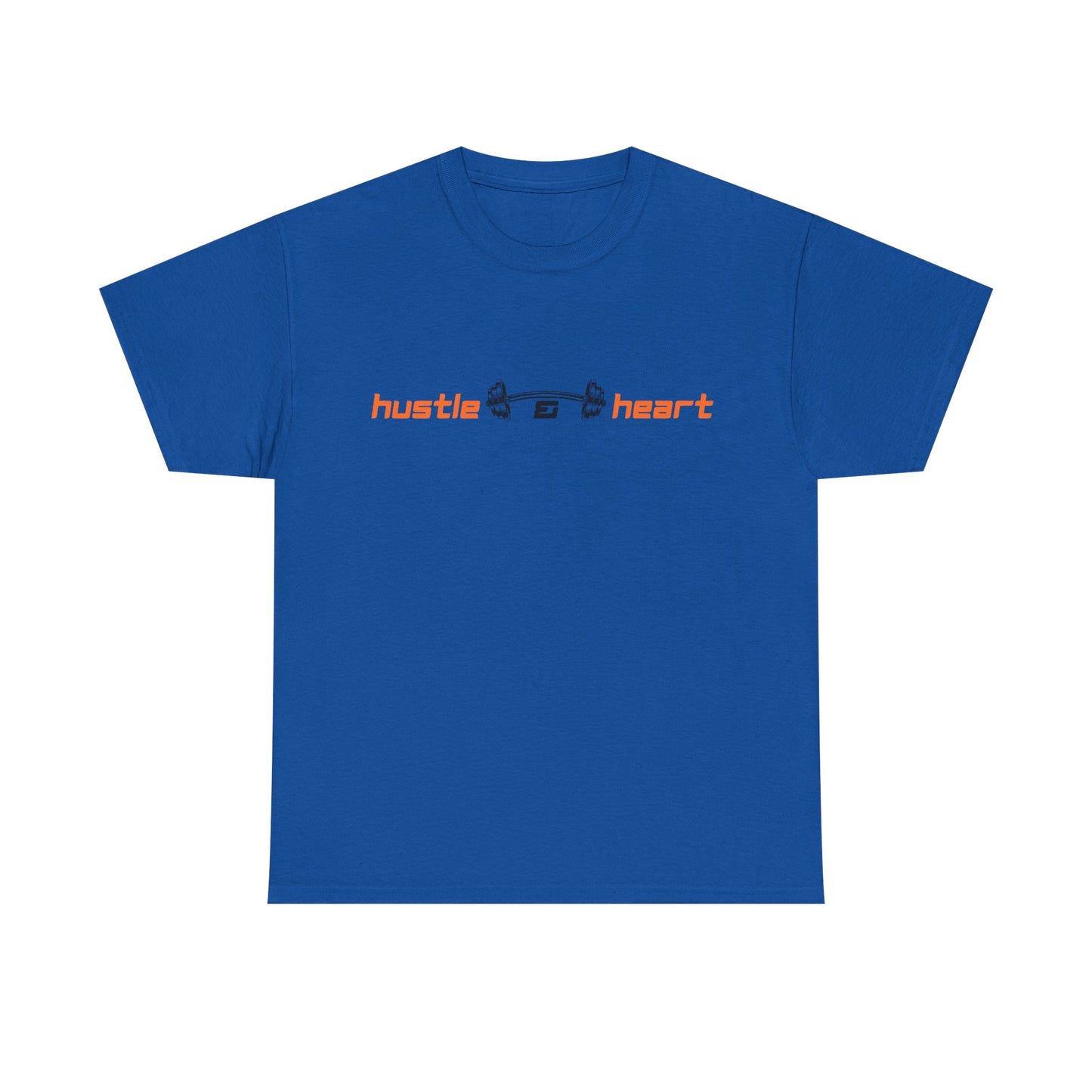 Hustle Heart Graphic Tee — Minimal Motivational T-Shirt