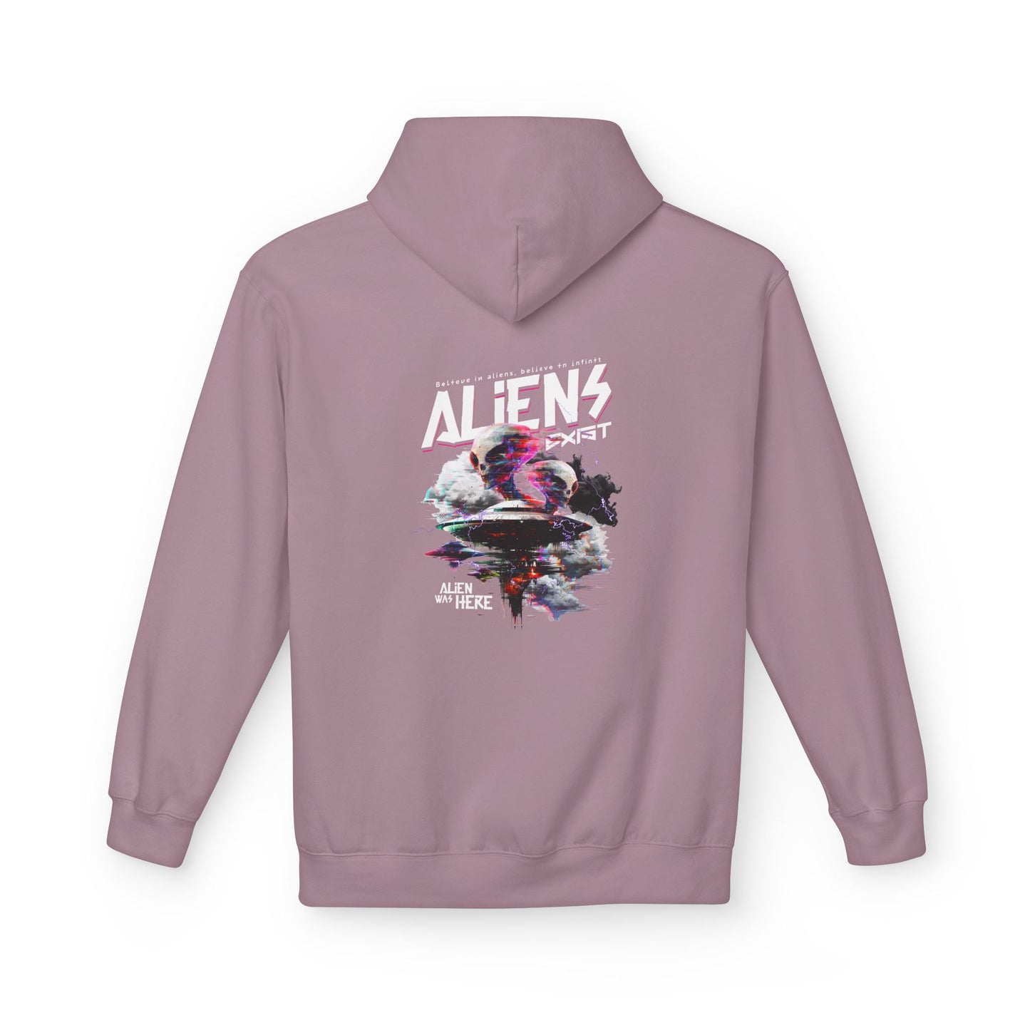 Aliens Exist Graphic Hoodie — Sci-Fi Alien Streetwear