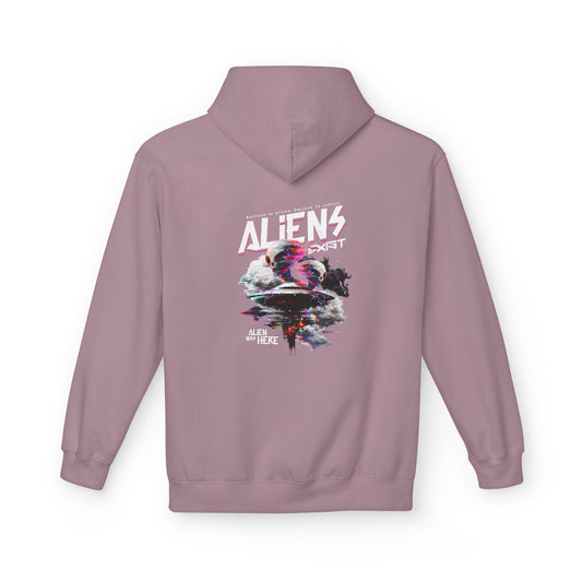 Aliens Exist Graphic Hoodie — Sci-Fi Alien Streetwear