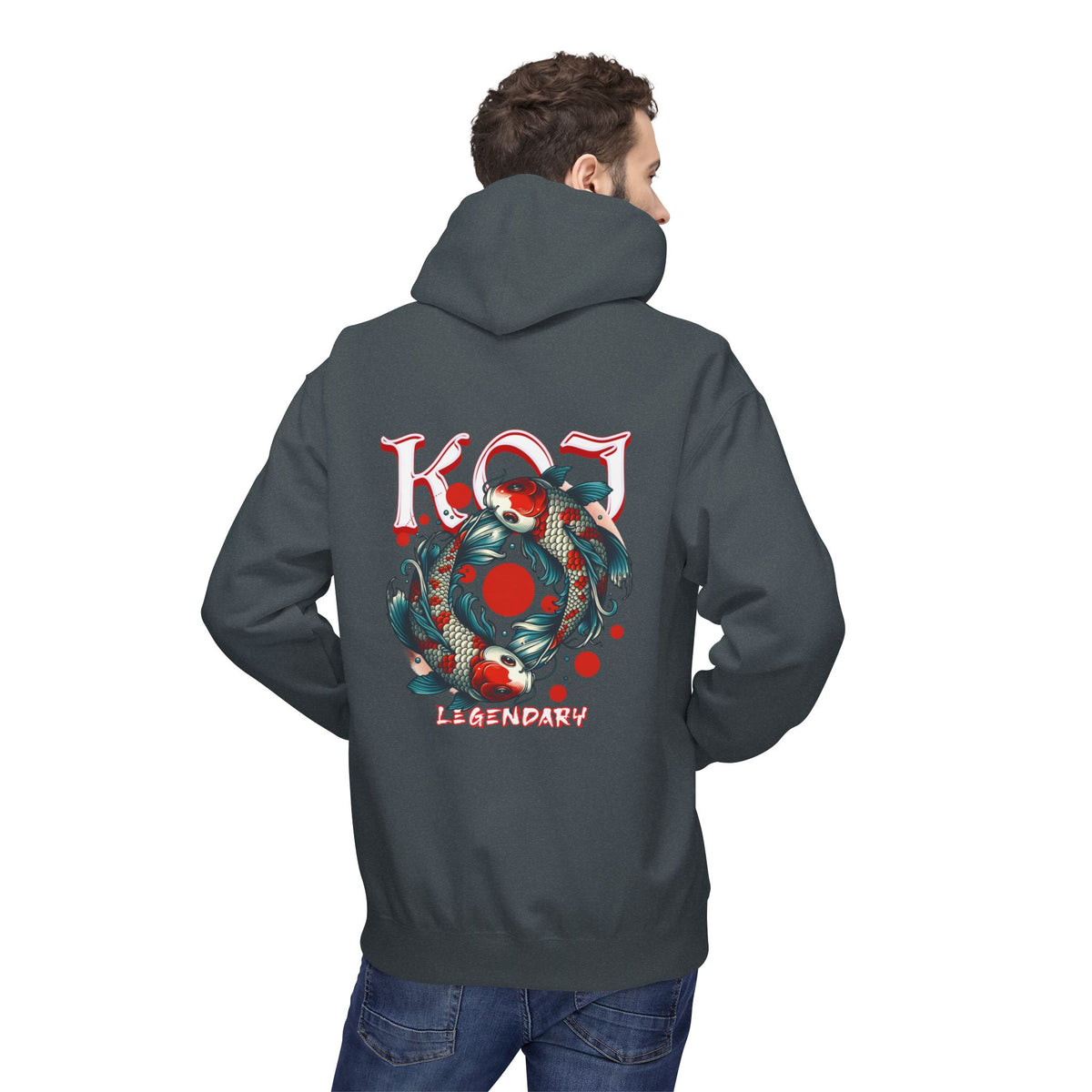 Legendary Koi Graphic Hoodie – Japanese Koi Fish Streetwear
