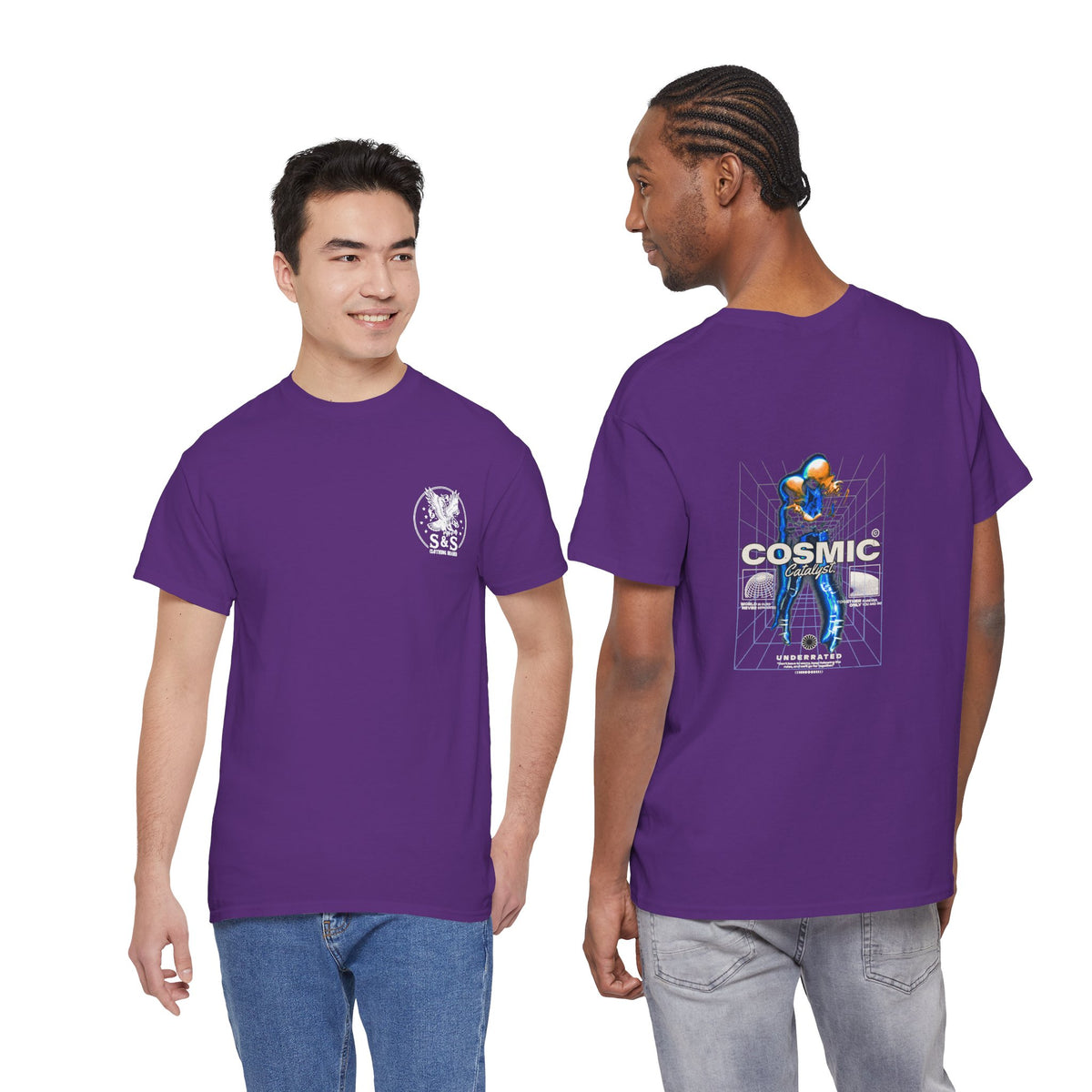 Cosmic Catalyst T-Shirt — Futuristic Sci-Fi Graphic Tee