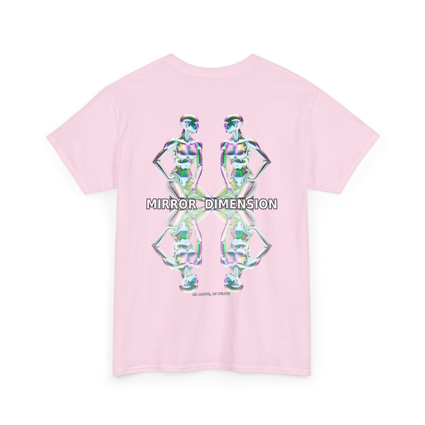 Mirror Dimension T-Shirt — Symmetrical Sci-Fi Alien Graphic Tee