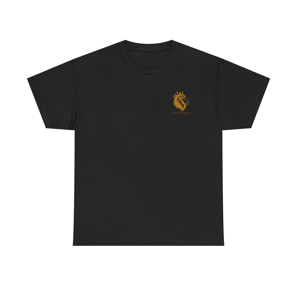 T-Shirt — Minimal Golden Deer Chest Logo Tee