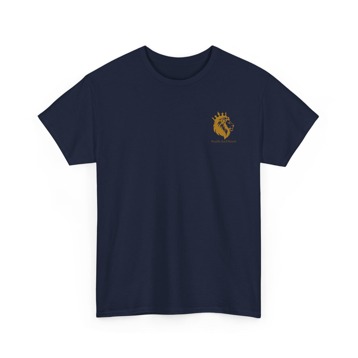 T-Shirt — Minimal Golden Deer Chest Logo Tee
