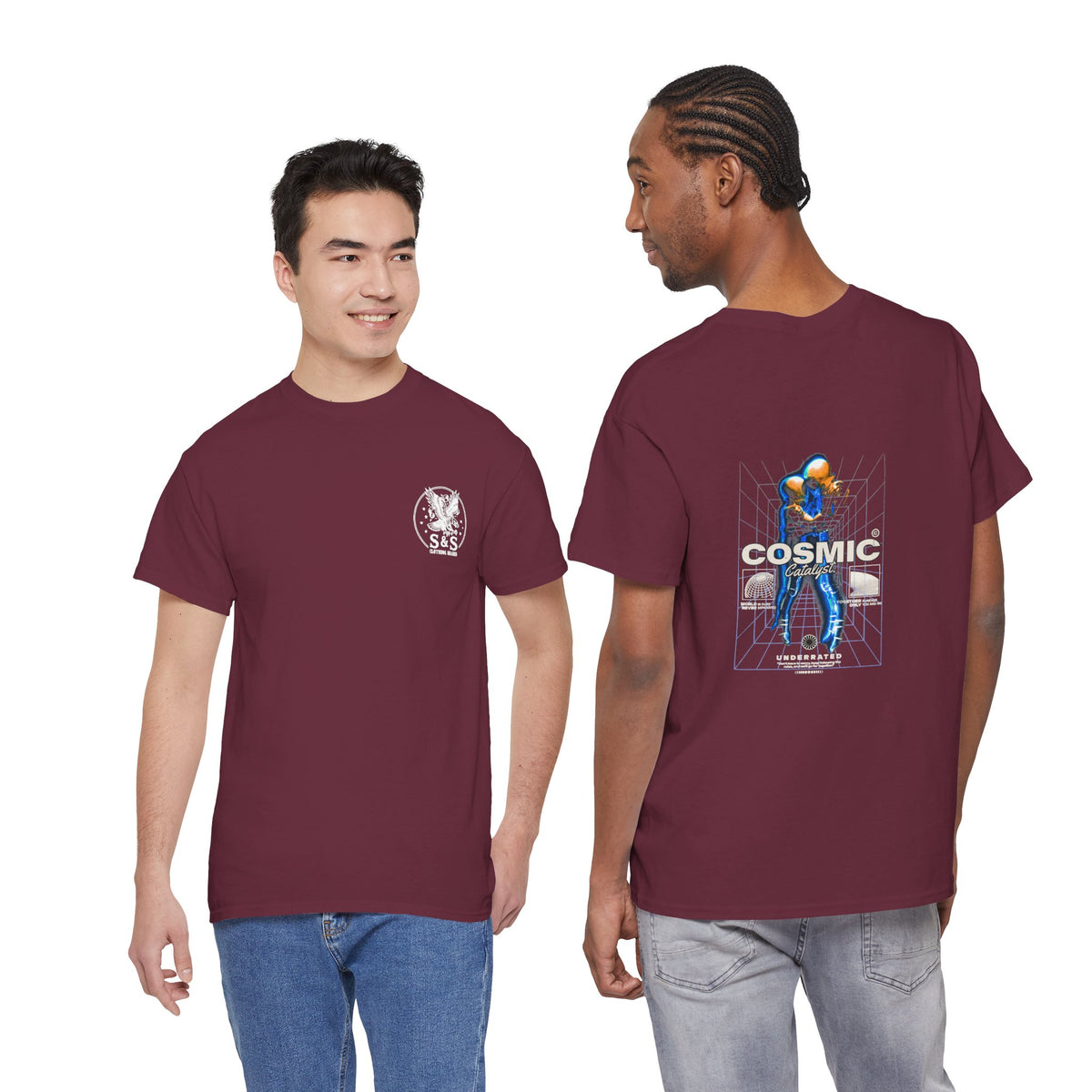Cosmic Catalyst T-Shirt — Futuristic Sci-Fi Graphic Tee