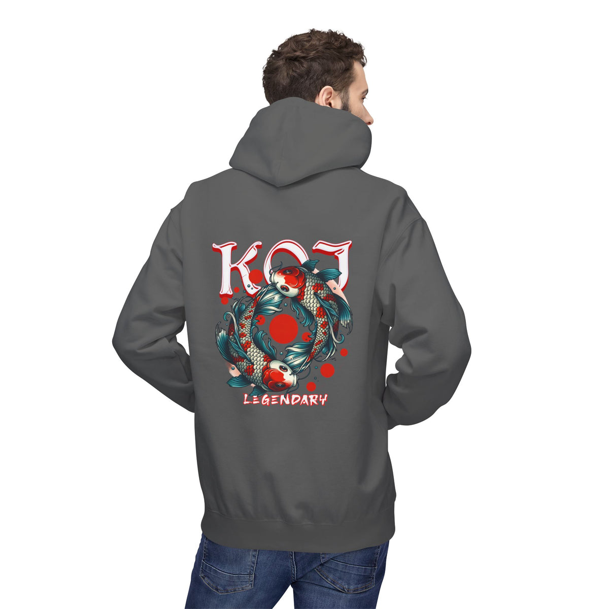 Legendary Koi Graphic Hoodie – Japanese Koi Fish Streetwear