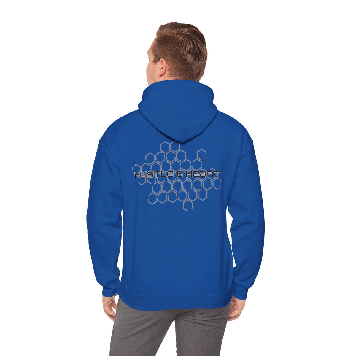 Hoodie — Hustle & Heart Honeycomb Graphic Hooded Sweatshirt
