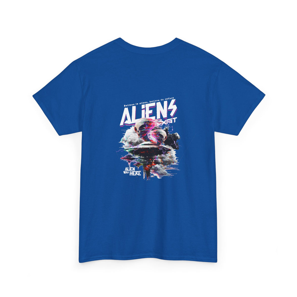 Aliens Exist T-Shirt — Sci-Fi Alien Graphic Streetwear Tee