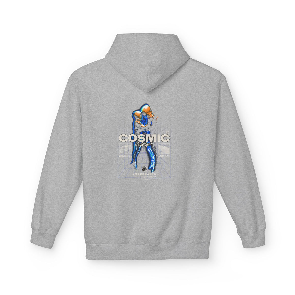 Cosmic Catalyst Graphic Hoodie — Futuristic Sci-Fi