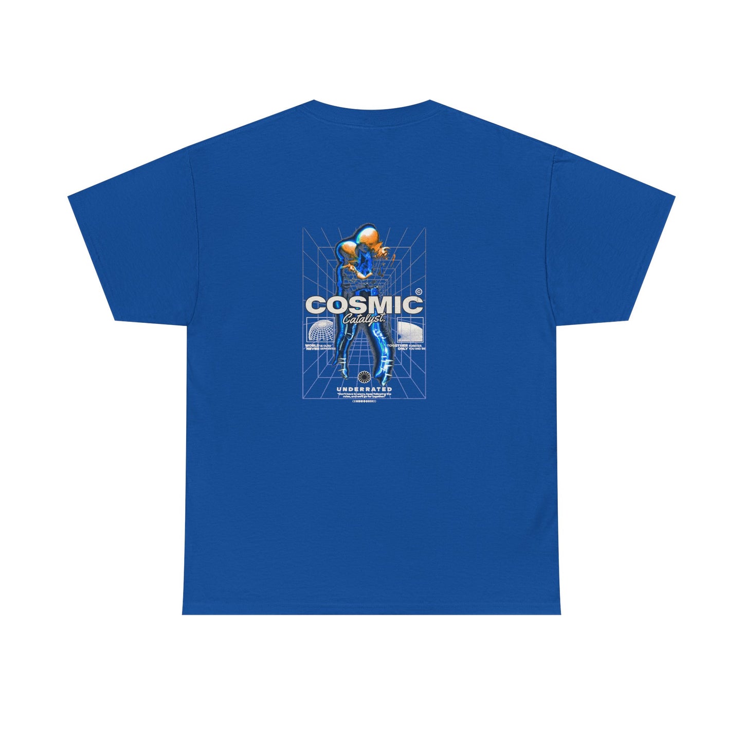 Cosmic Catalyst T-Shirt — Futuristic Sci-Fi Graphic Tee
