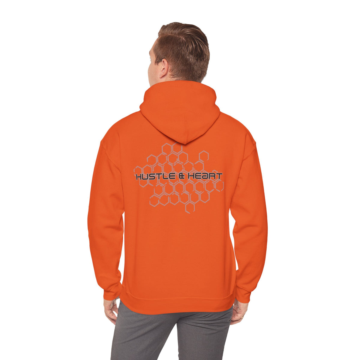 Hoodie — Hustle & Heart Honeycomb Graphic Hooded Sweatshirt