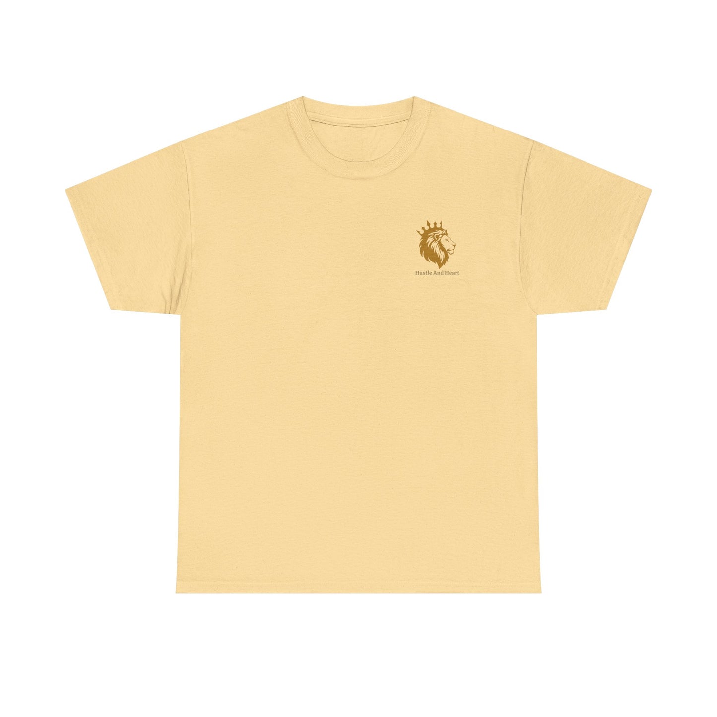T-Shirt — Minimal Golden Deer Chest Logo Tee
