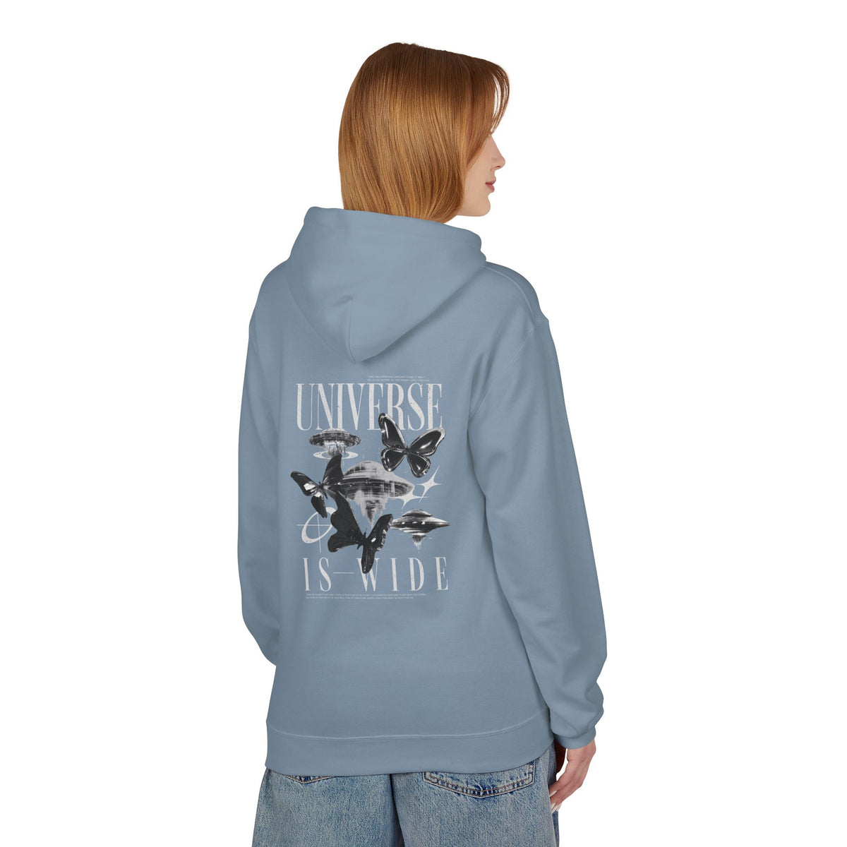 Universe Is Wide Graphic Hoodie — Space Exploration