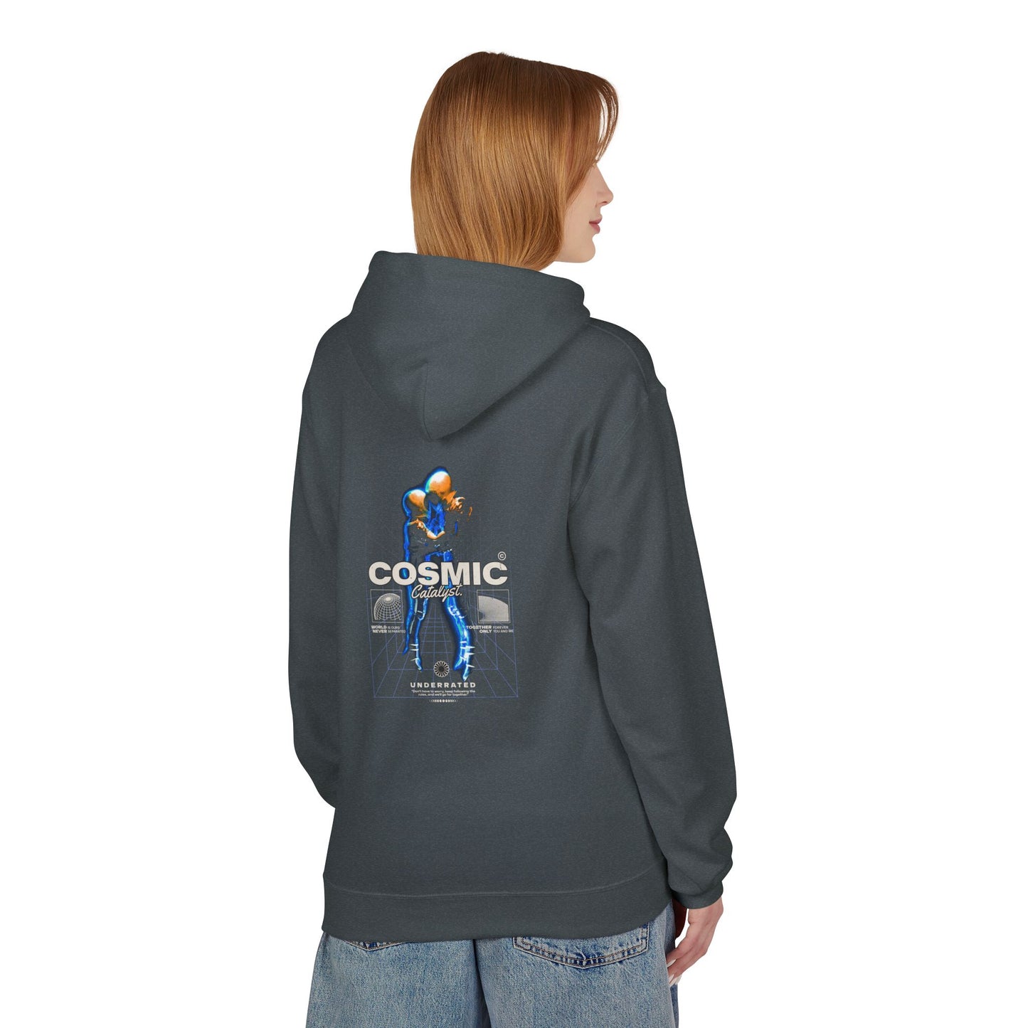 Cosmic Catalyst Graphic Hoodie — Futuristic Sci-Fi