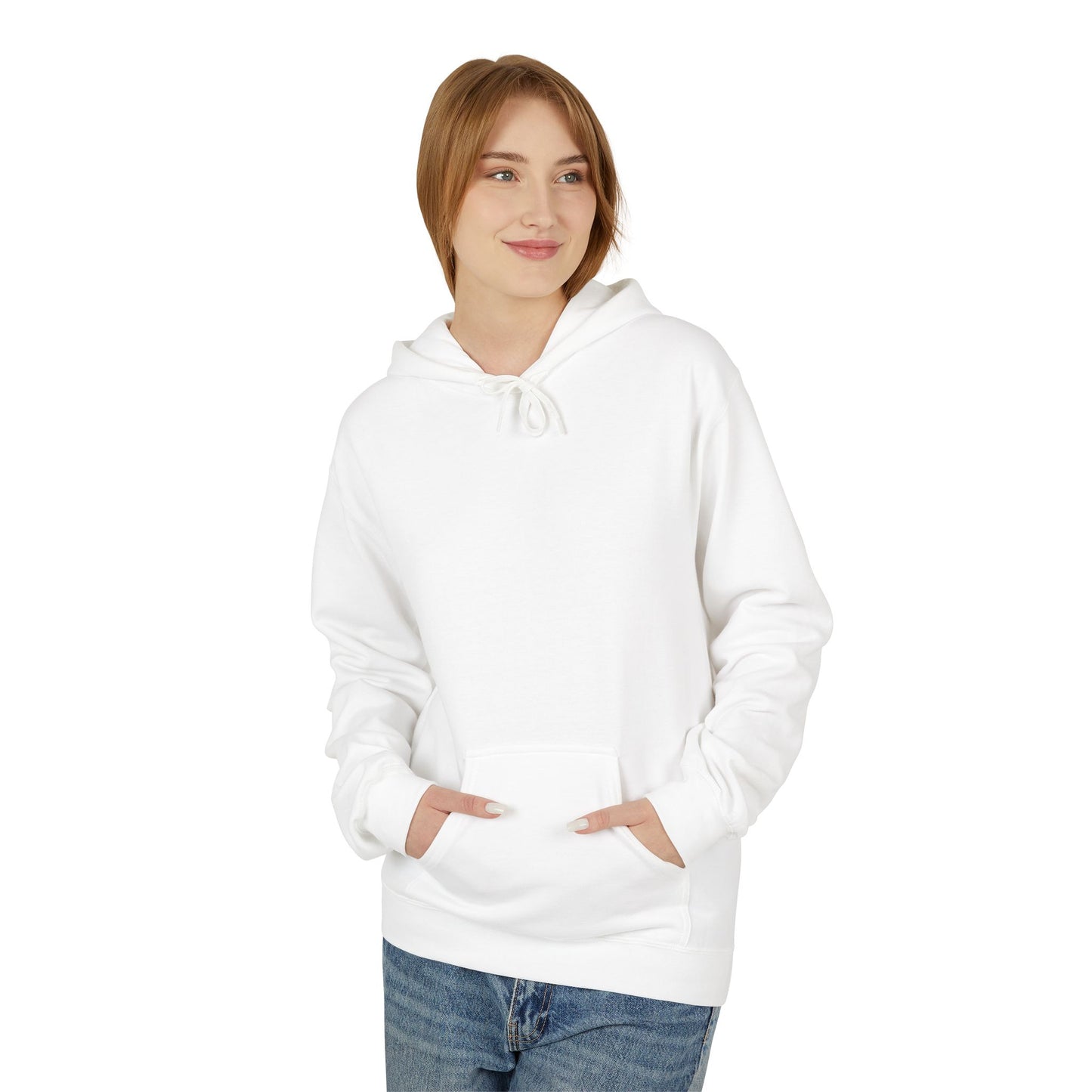 Hoodie — "Hustle And Heart" Minimalist Back-Print Fleece Hoodie