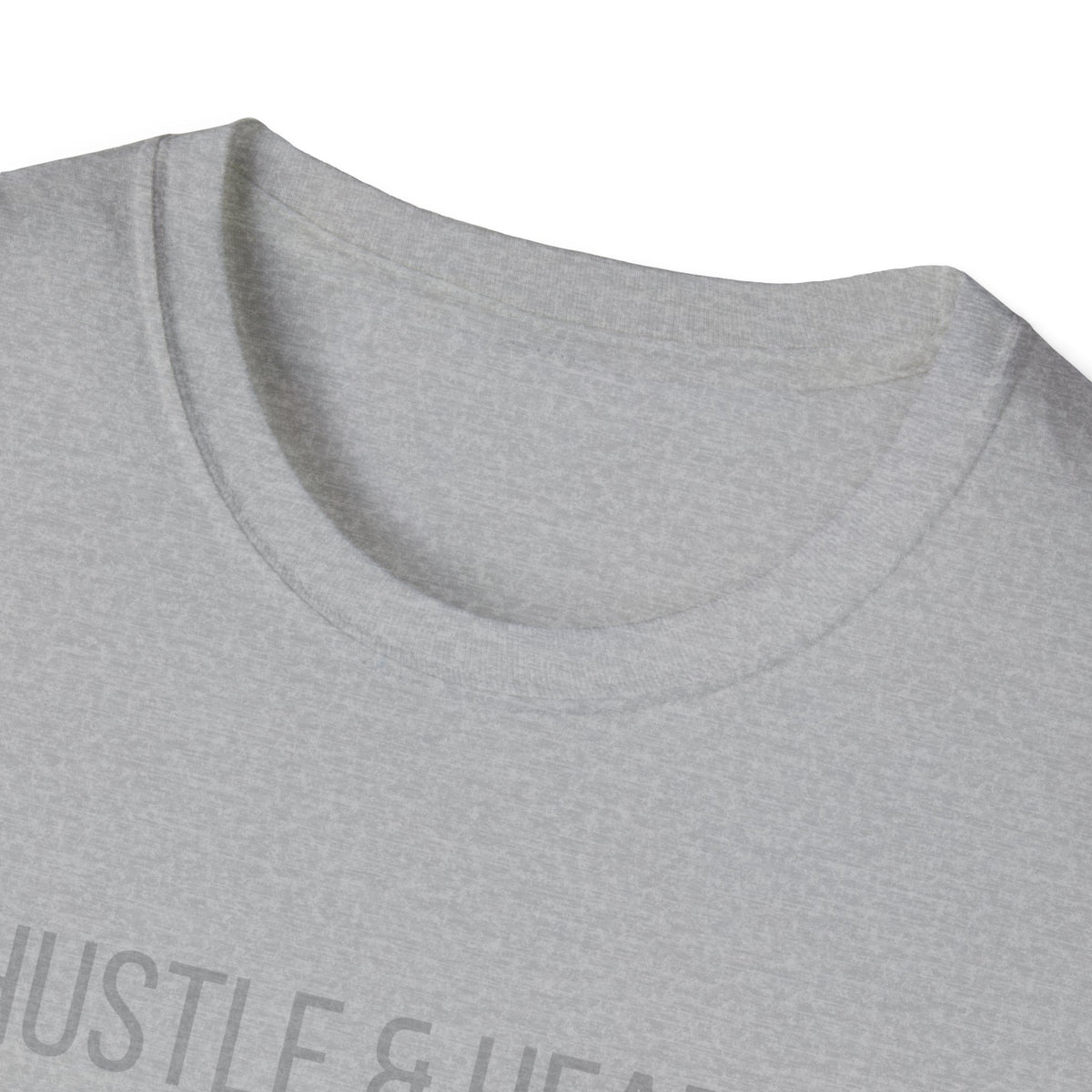 Hustle & Heart Geometric Tee — Motivational Graphic T-Shirt