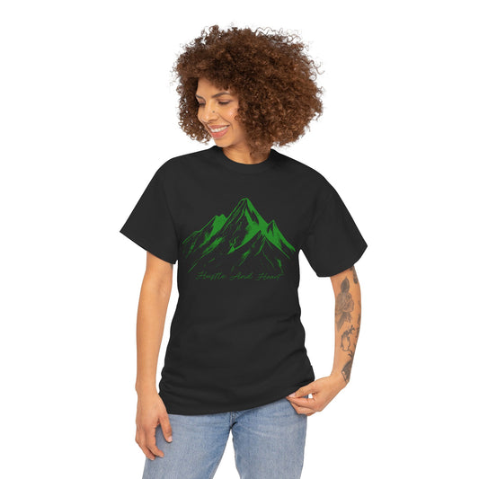 Mountain Sketch Tee — "Explore. Rest. Repeat." Graphic T-Shirt