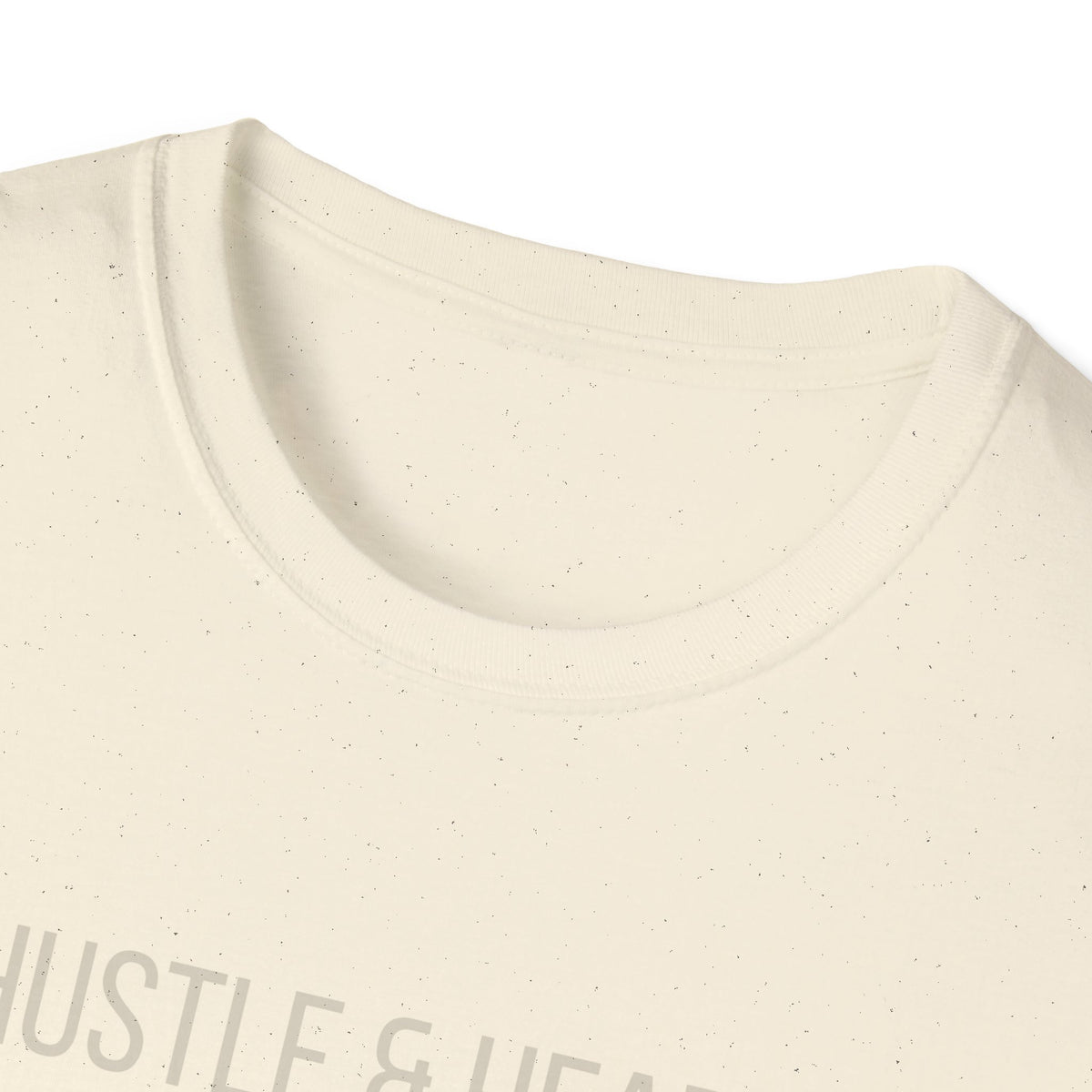 Hustle & Heart Geometric Tee — Motivational Graphic T-Shirt