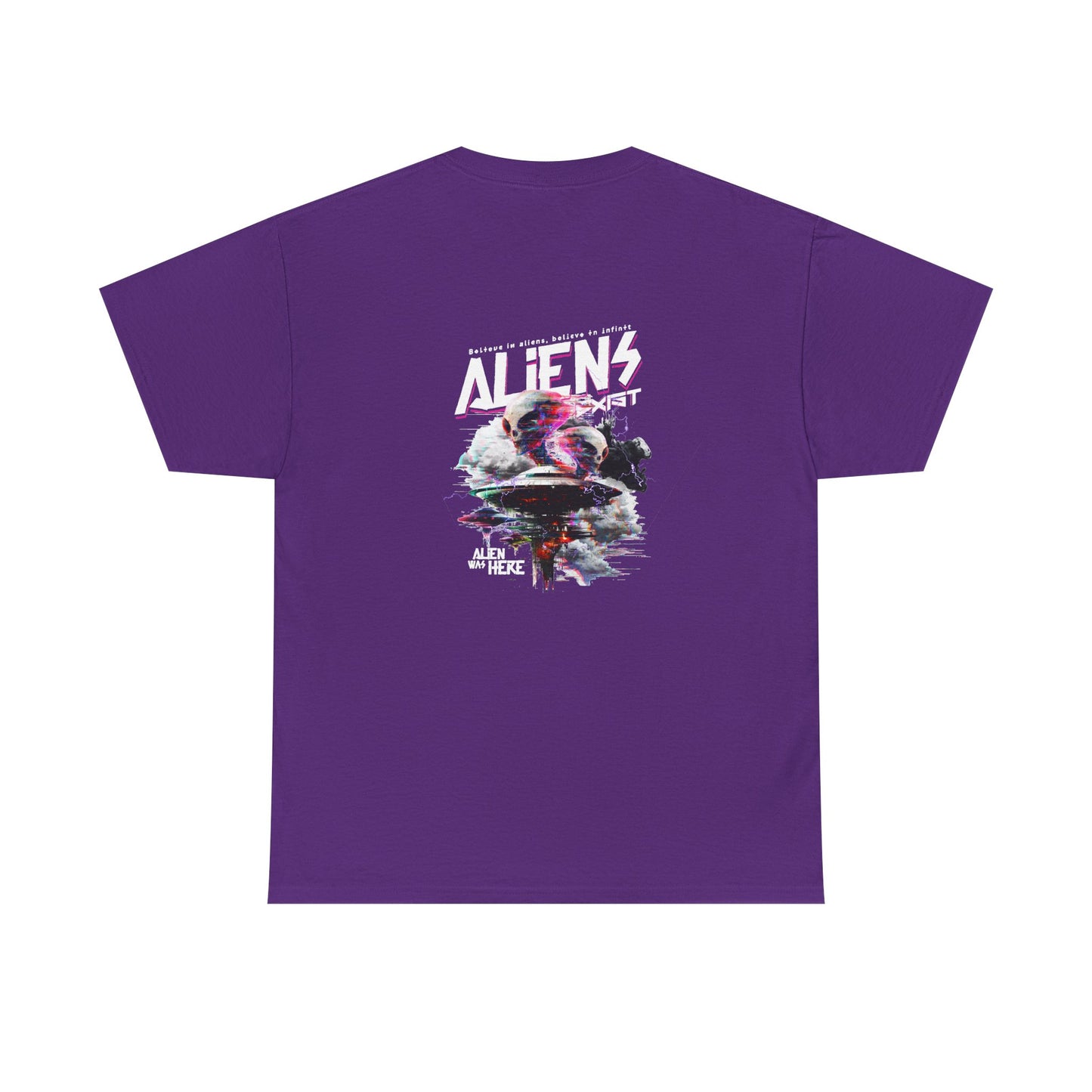 Aliens Exist T-Shirt — Sci-Fi Alien Graphic Streetwear Tee