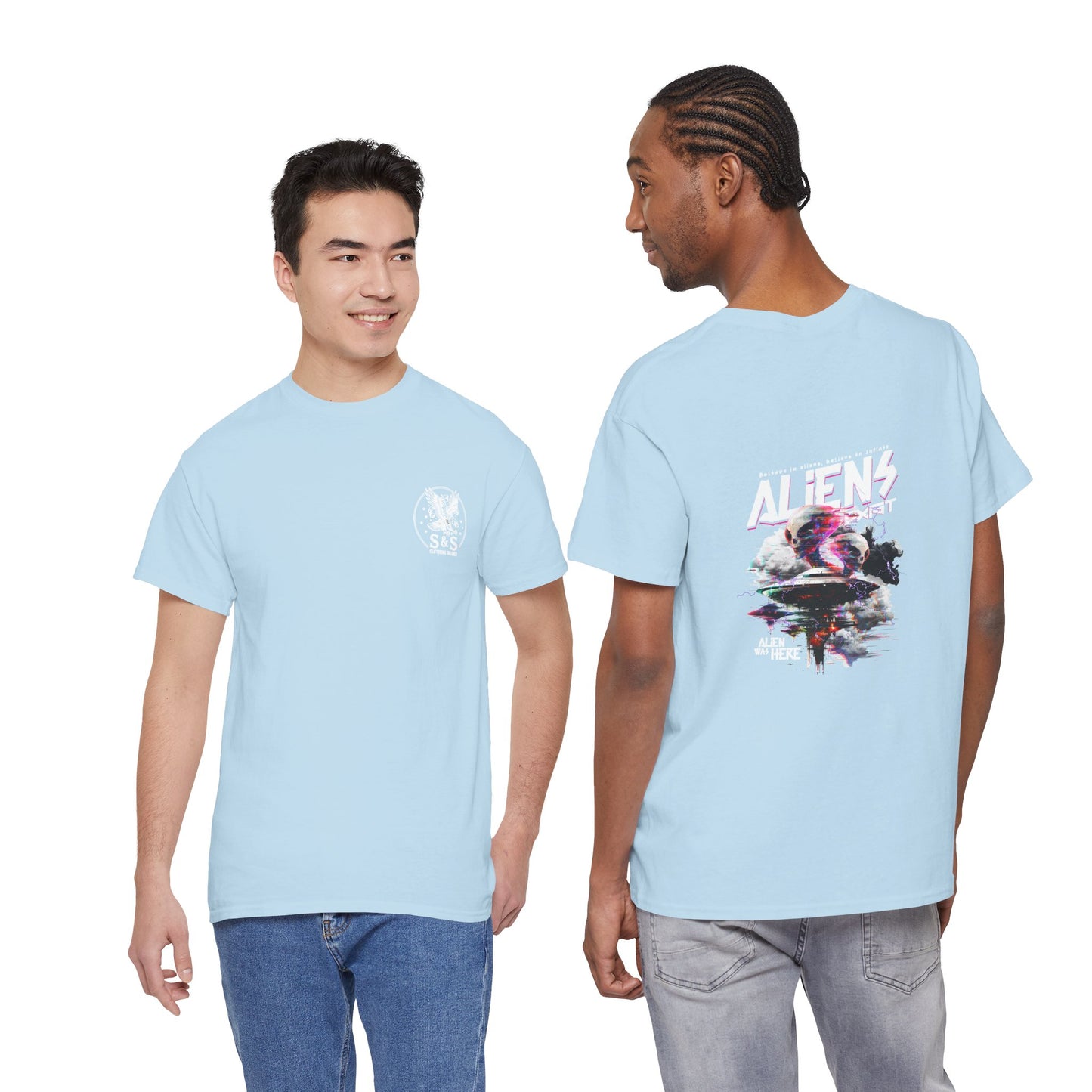 Aliens Exist T-Shirt — Sci-Fi Alien Graphic Streetwear Tee