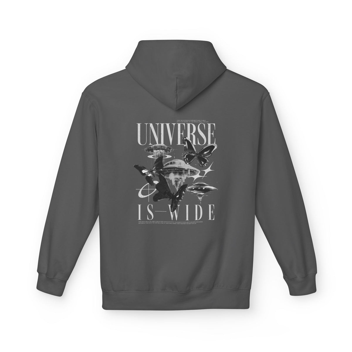 Universe Is Wide Graphic Hoodie — Space Exploration