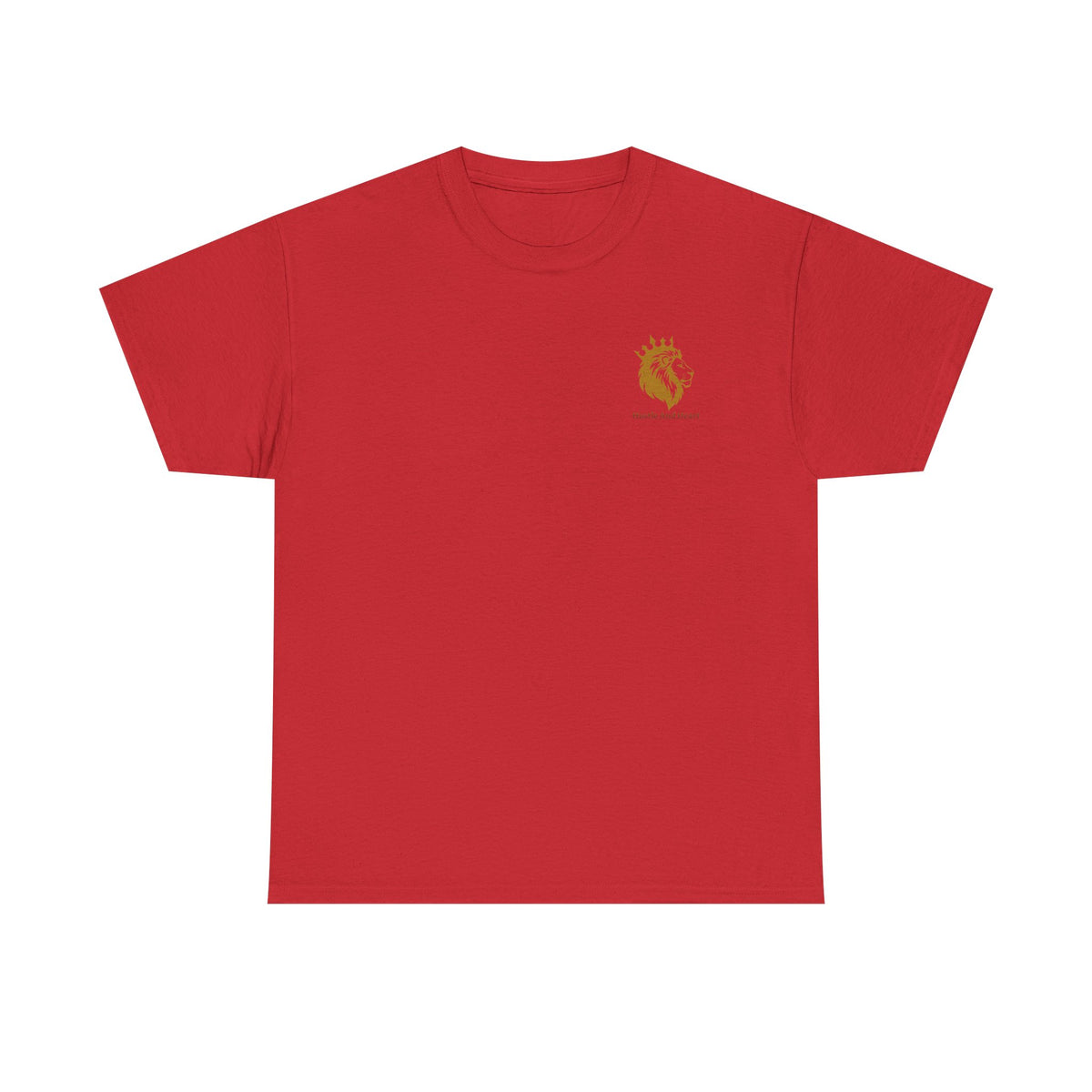 T-Shirt — Minimal Golden Deer Chest Logo Tee