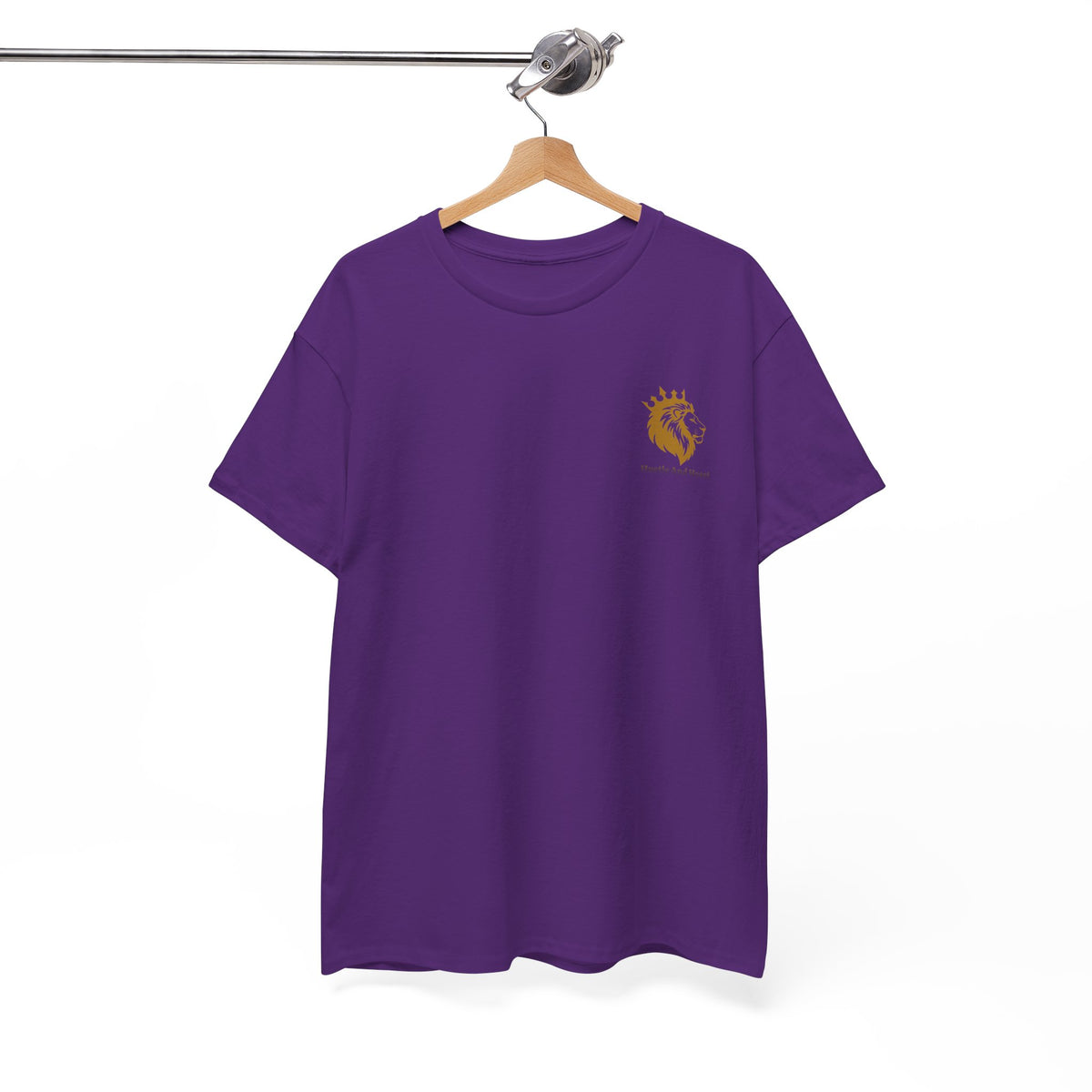 T-Shirt — Minimal Golden Deer Chest Logo Tee