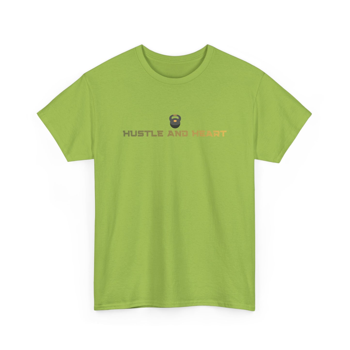 Hustle and Heart Tee — Minimal Motivational Graphic T-Shirt