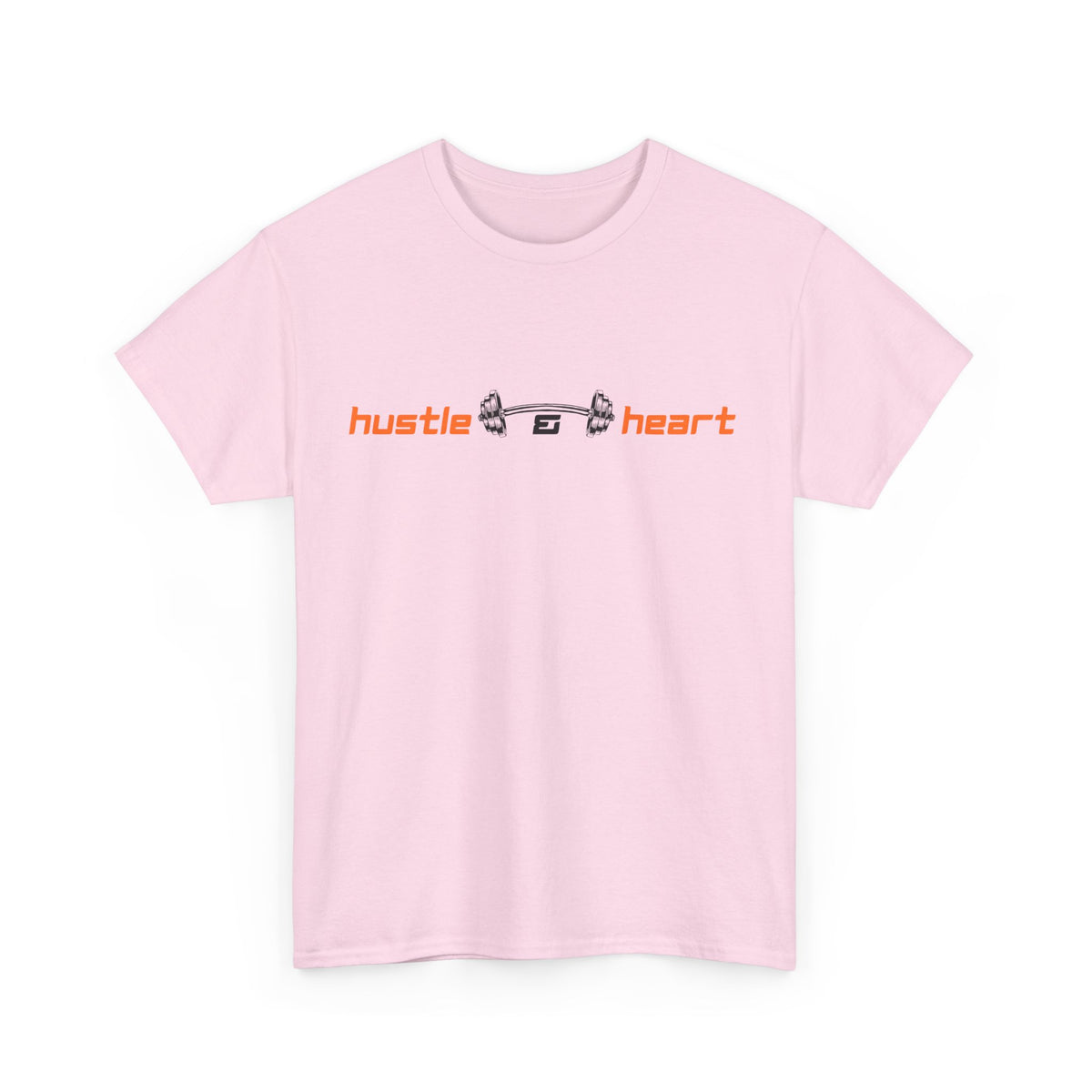 Hustle Heart Graphic Tee — Minimal Motivational T-Shirt